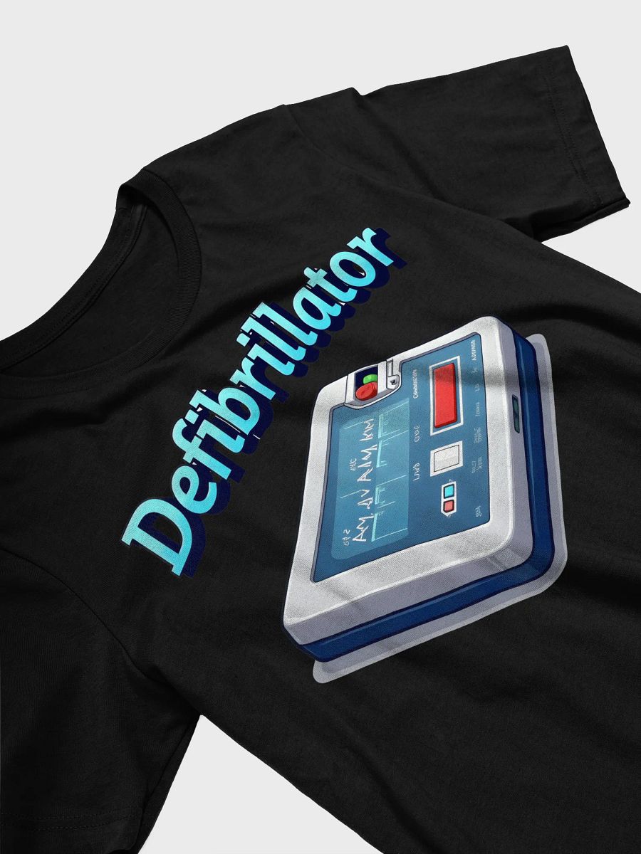 LifeRhythm ECG Defibrillator T-Shirt product image (26)