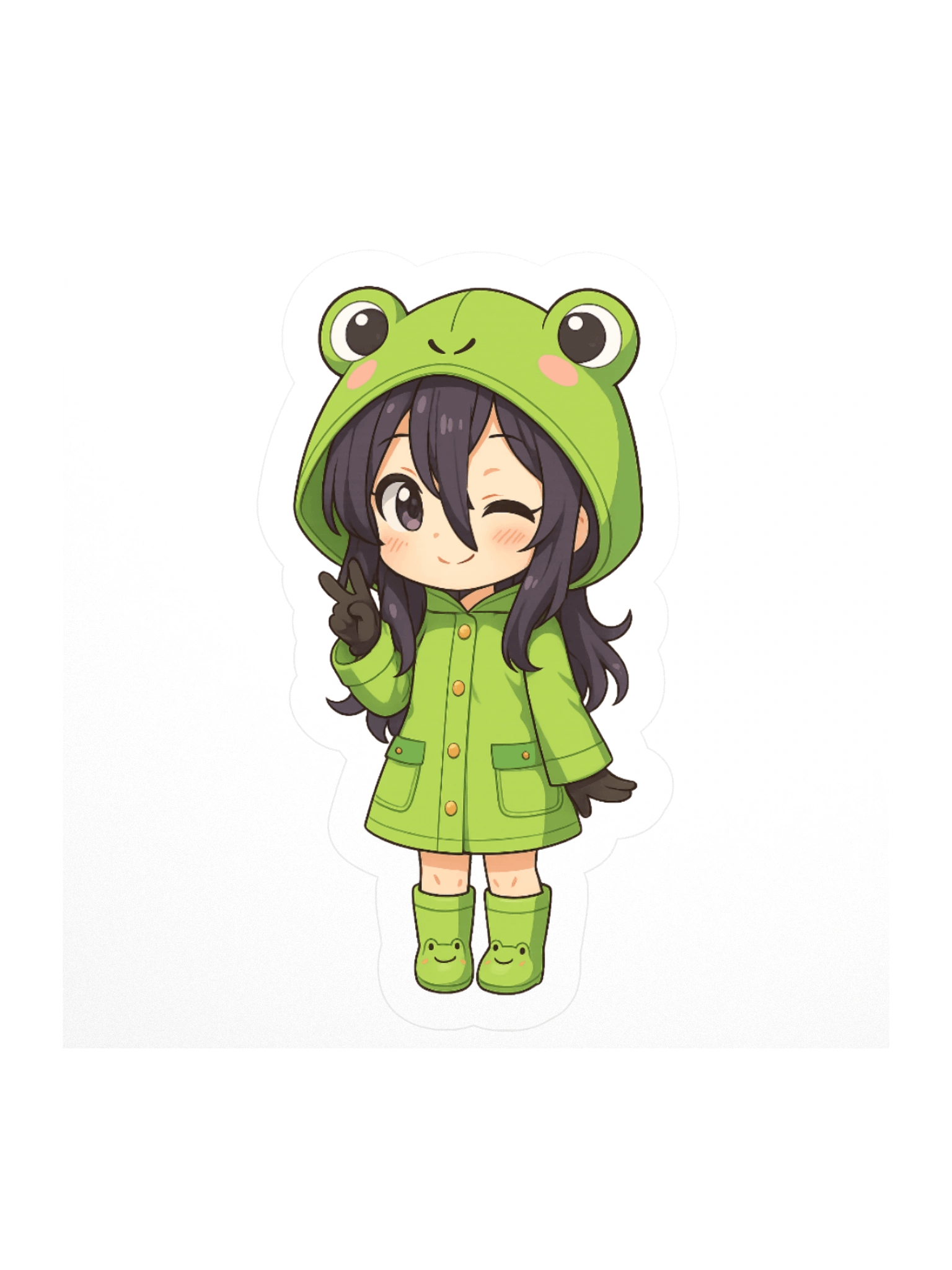 WTN - Frogwig Sticker product image (1)