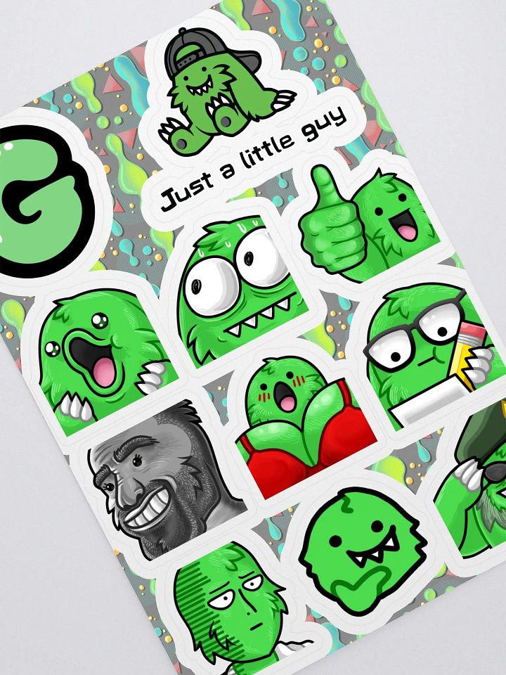 Emotes+ Sticker Sheet product image (2)