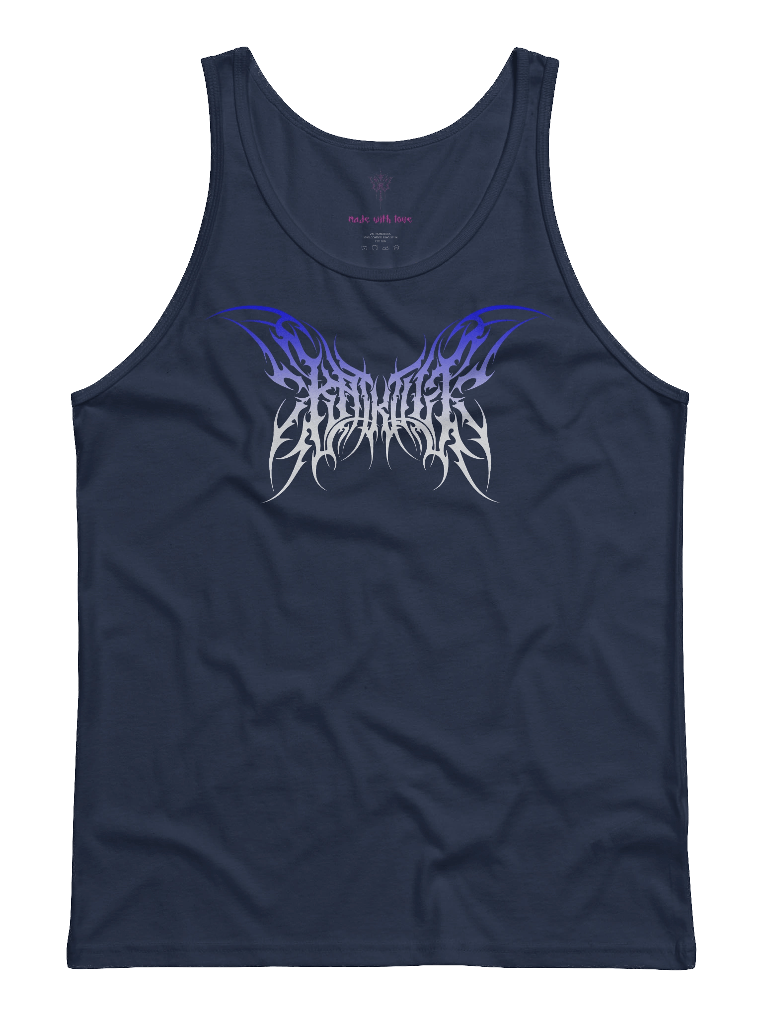 Kat Kult Tank (Blue & White Logo) product image (2)