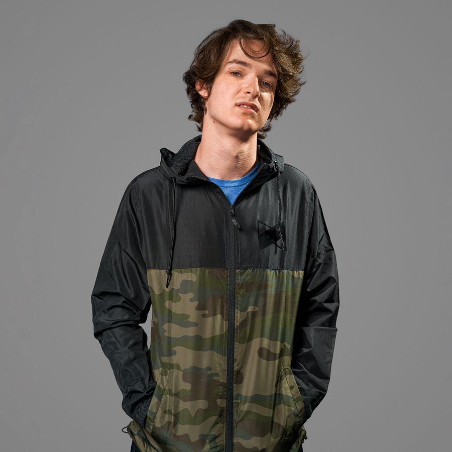 Core Logo Windbreaker (Black/Camo) product image (4)