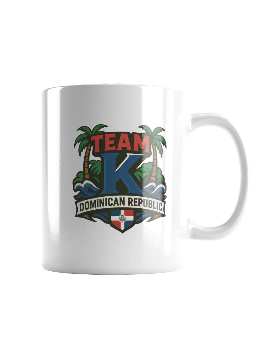 TEAM K Dominican Republic White Mug product image (1)