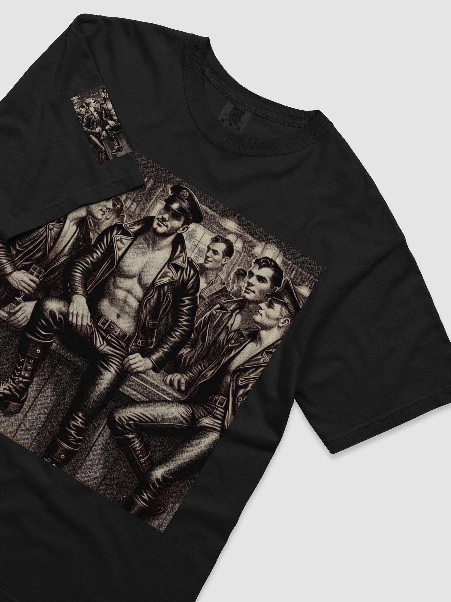 Vintage To Sir With Love Leather Daddy Berlin Leder Bar Pride Tom of Finland Tribute Graphic Design T Shirt product image (57)