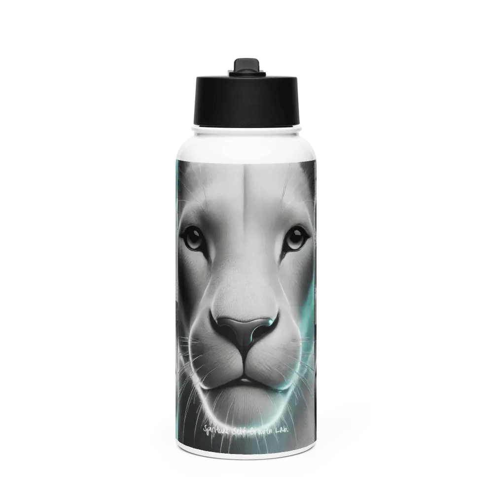 "Unstoppable Grace" Lioness Stainless Steel Water Bottle – A Tribute to Fierce Feminine Power product image (1)