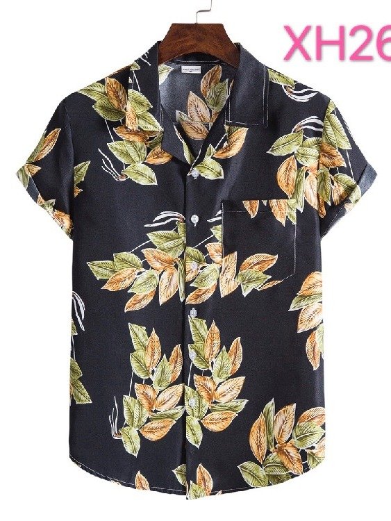 Hawaiian Beach Style Shirt Men's Casual Beach Suit Collar Short Sleeve product image (7)