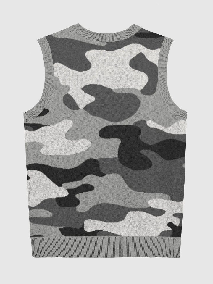 Urban Camo Knitted V-Neck Vest product image (6)