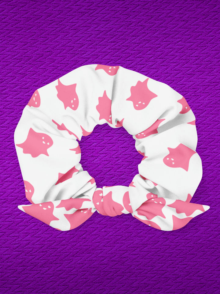 Pink Ghosts All-Over Print Scrunchie product image (1)