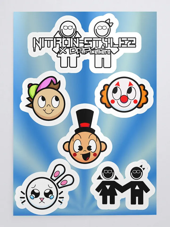 DAPixelhero - Purinfinity Sticker Sheet product image (1)