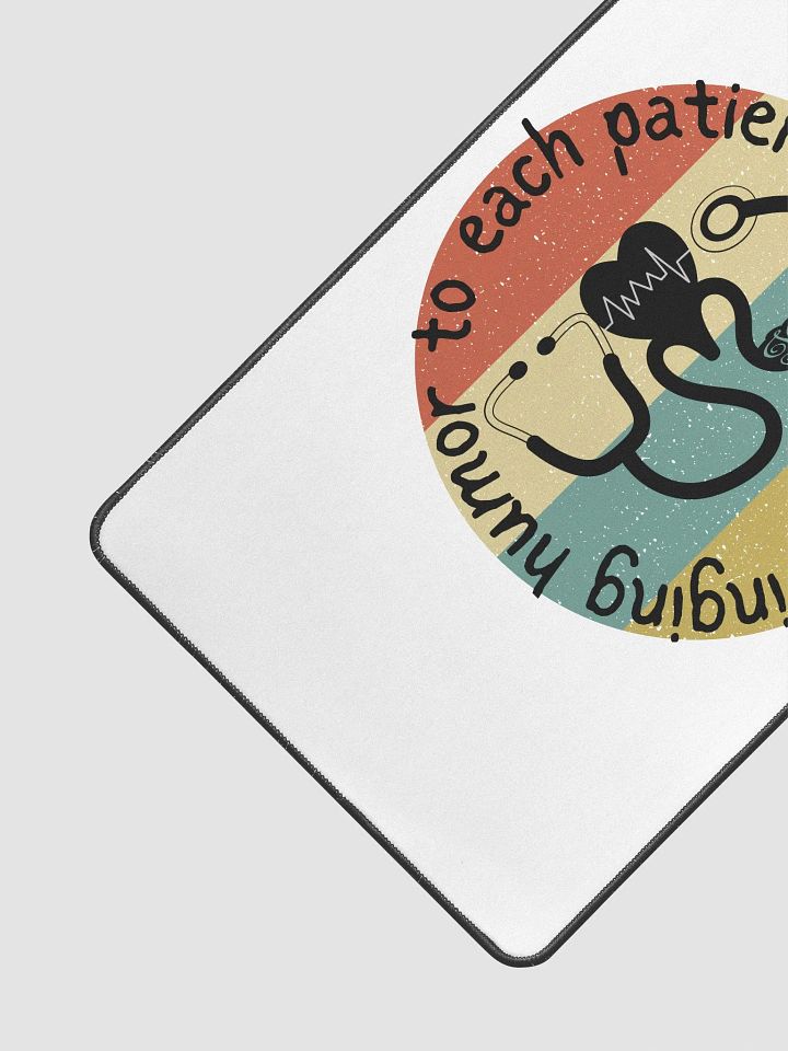 Bringing humor to each patient individually Desk Mat product image (2)
