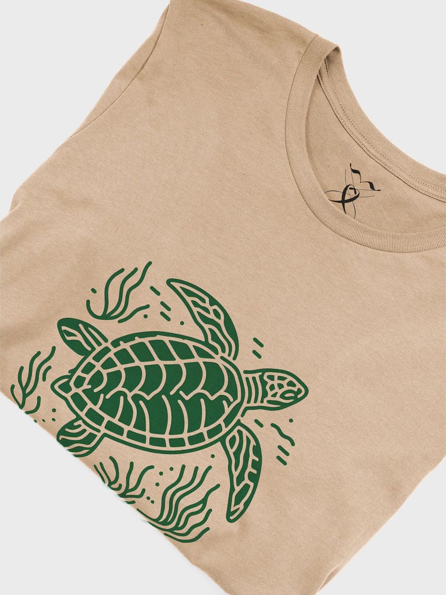 Sea Turtle Line Graphic Bella+Canvas Unisex Supersoft T-Shirt product image (46)