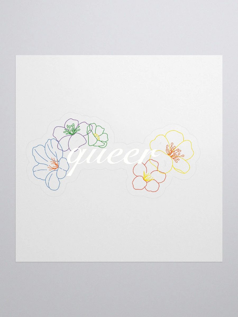 queer sticker :) product image (1)