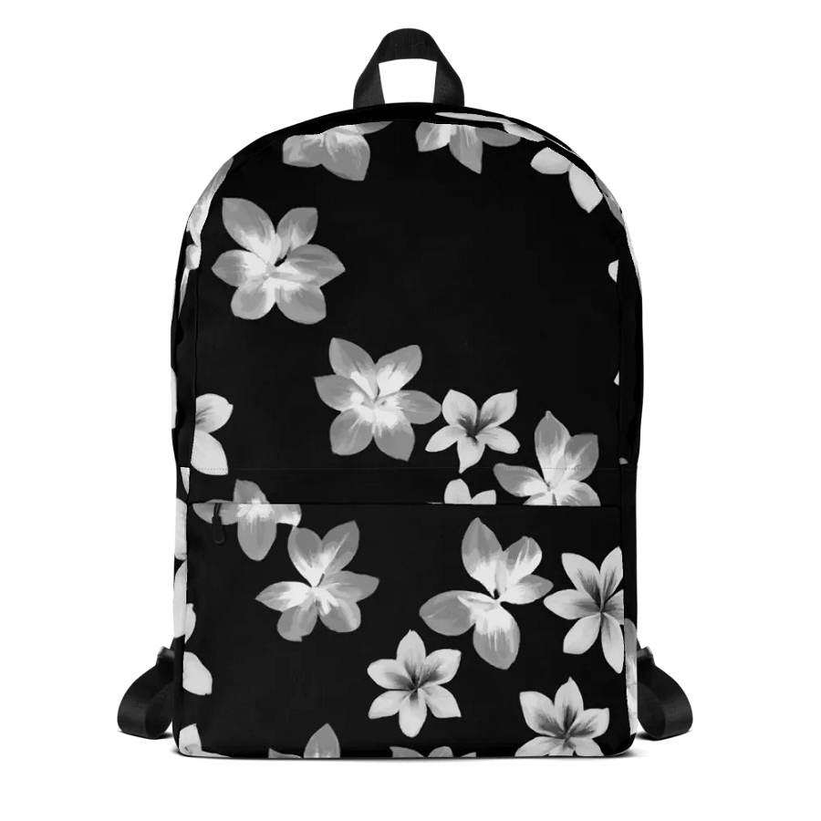 Volcanic Ash Translucent Caribbean Flower Print Backpack product image (4)