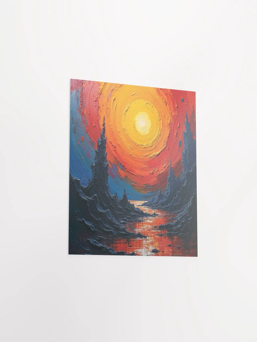 Ethereal Mountain Sunset Poster product image (27)