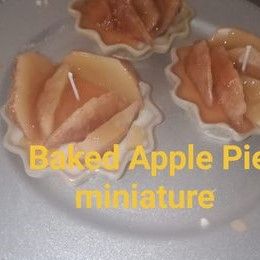 Mini Apple Pie Dessert Candles product image (1)