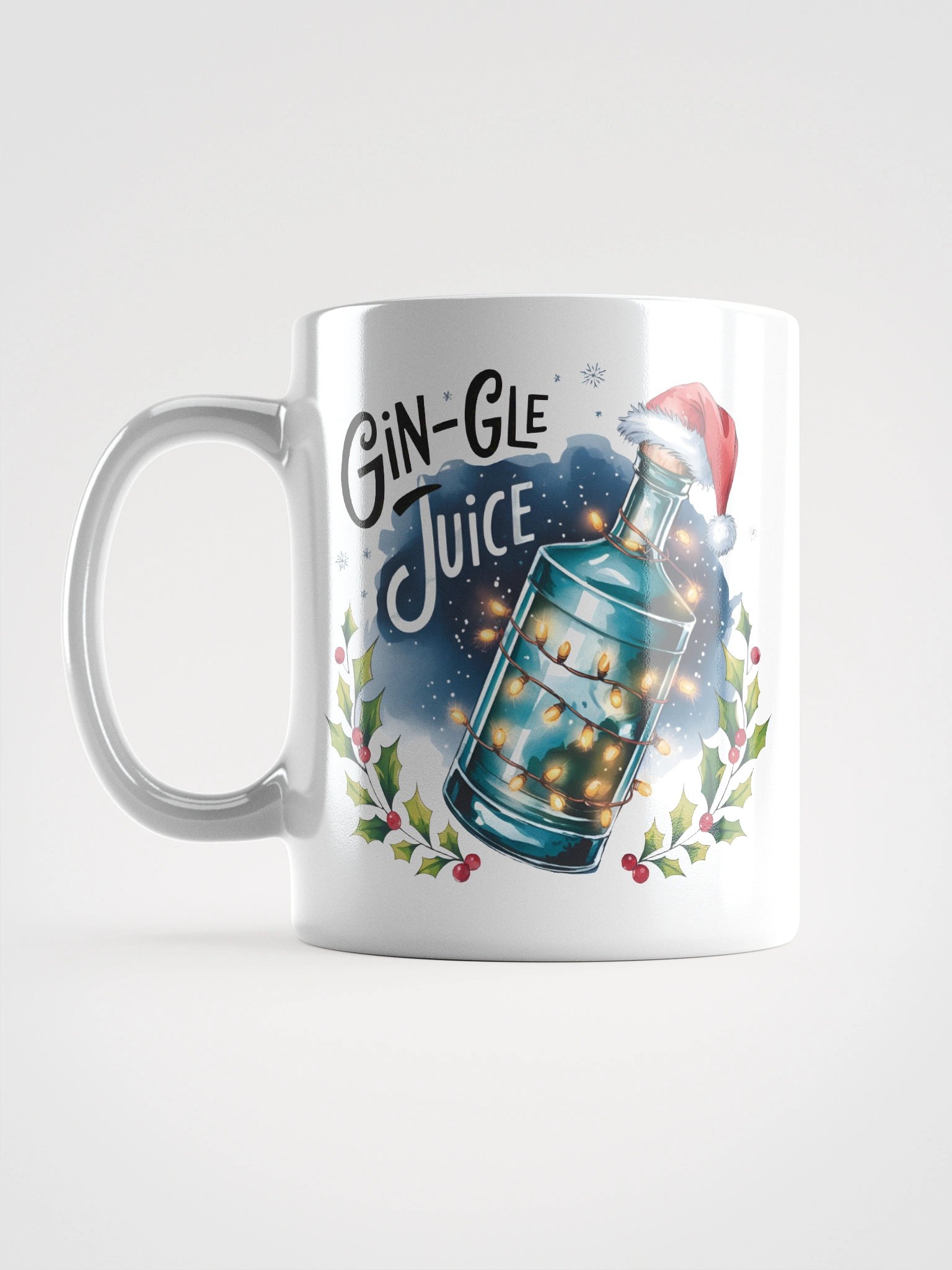 Festive Gin-Gle Juice White Glossy Mug product image (1)