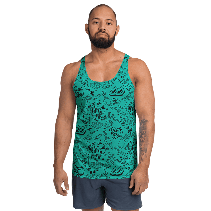 Dropn Diamondz Tank Green product image (1)