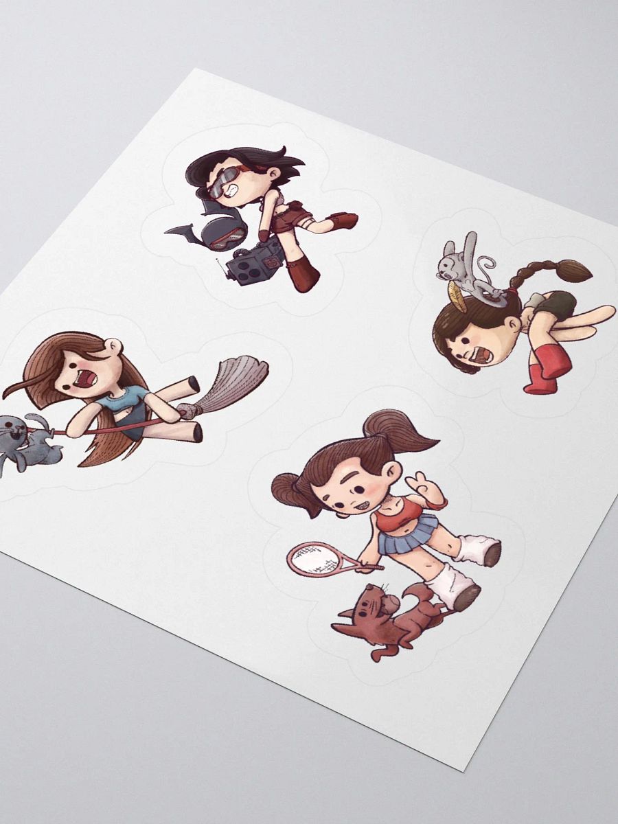 She & Her Pet | Kiss Cut Stickers product image (11)