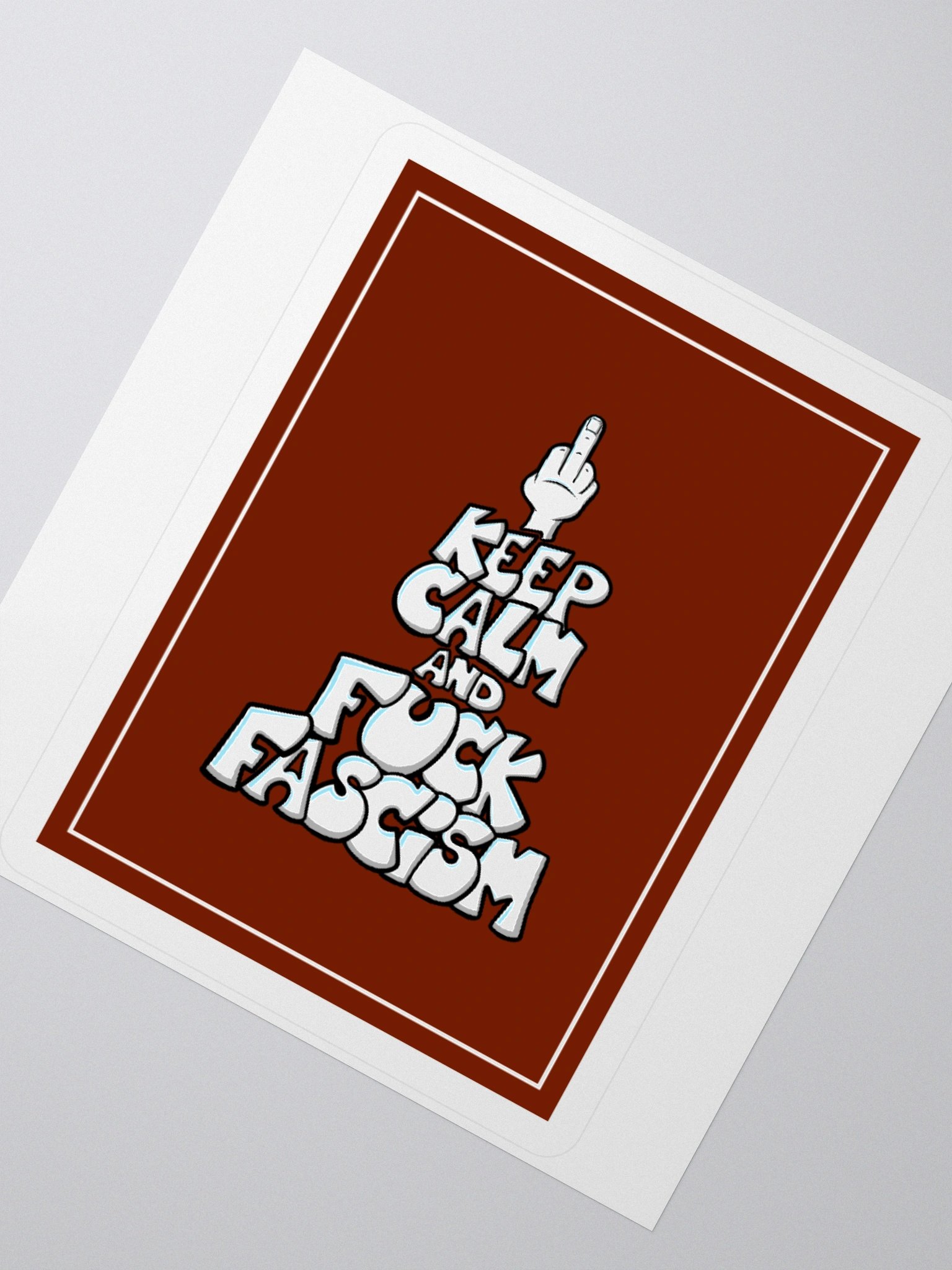 Keep Calm & Fuck Fascism product image (6)