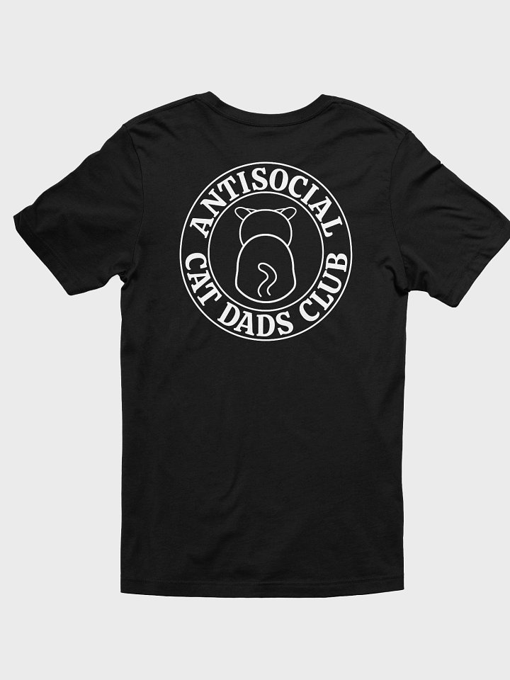 Antisocial Cat Dads Club 2 (Back Print) - Unisex Adult Super Soft Lightweight T-shirt product image (1)