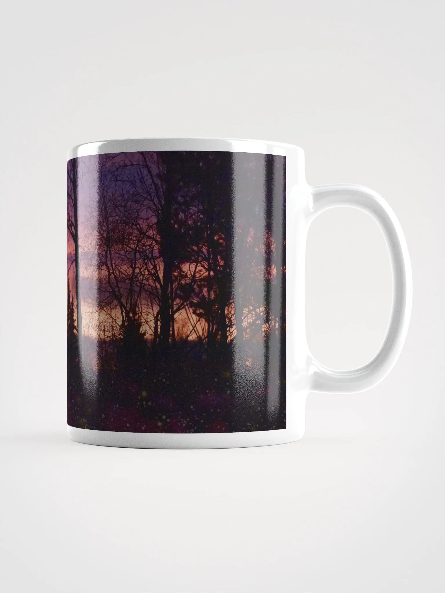 White Glossy Mug: Purple Fall Wolfstar product image (1)