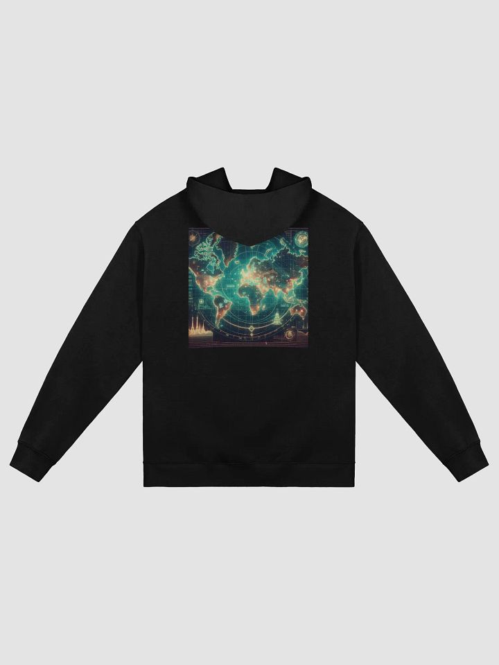 Digital World Map Futuristic Hoodie product image (2)