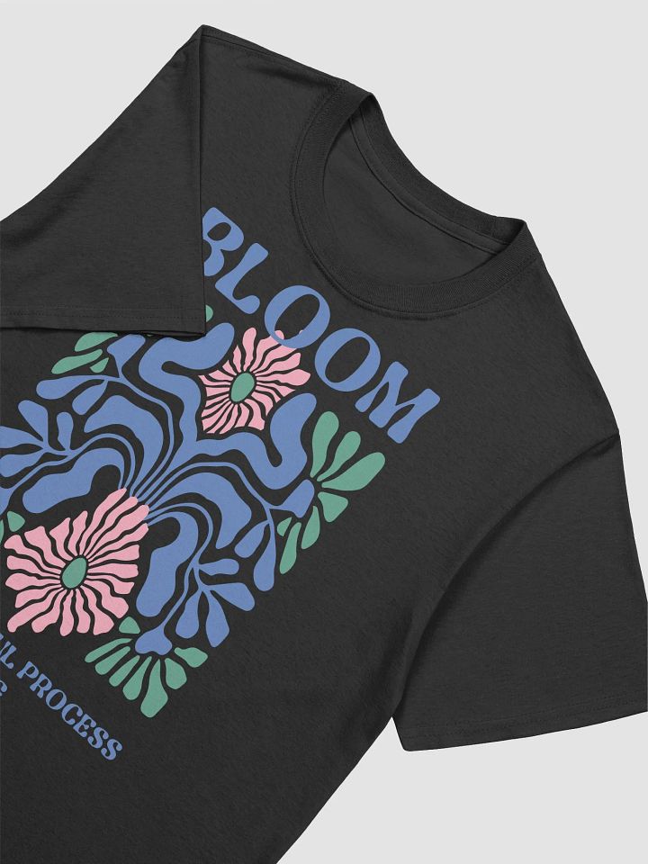 BLOOM Floral Coloring Page T-Shirt product image (2)