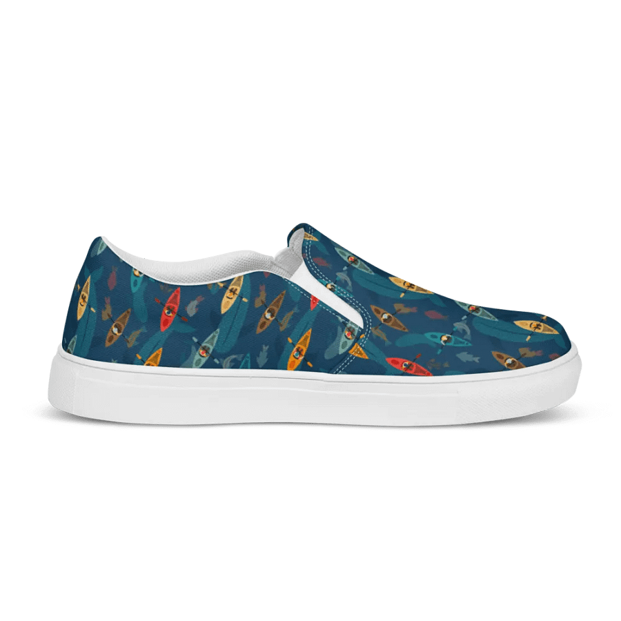Underwater Surprise - Mens Slip On Canvas Shoes product image (5)