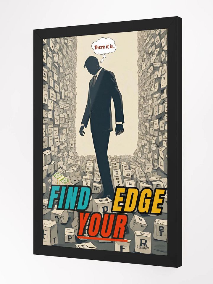 FIND YOUR EDGE Custom Artwork Framed product image (3)