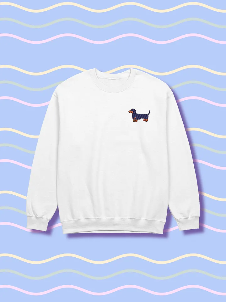 Black and Tan Dachshund Cartoon Crewneck product image (1)