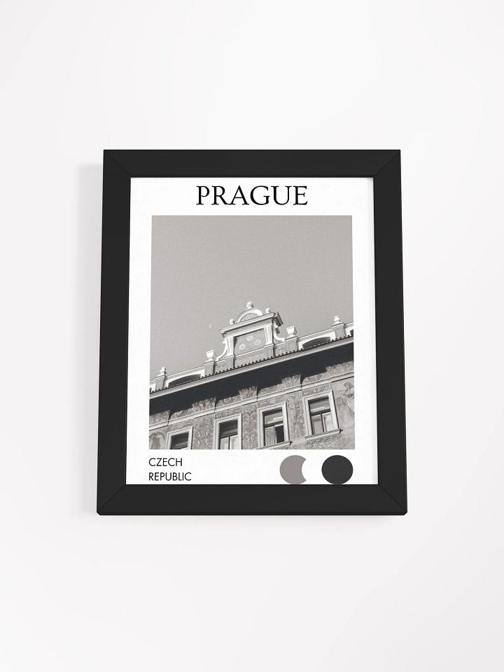 Buildings of Prague III - Black & White / Framed product image (1)