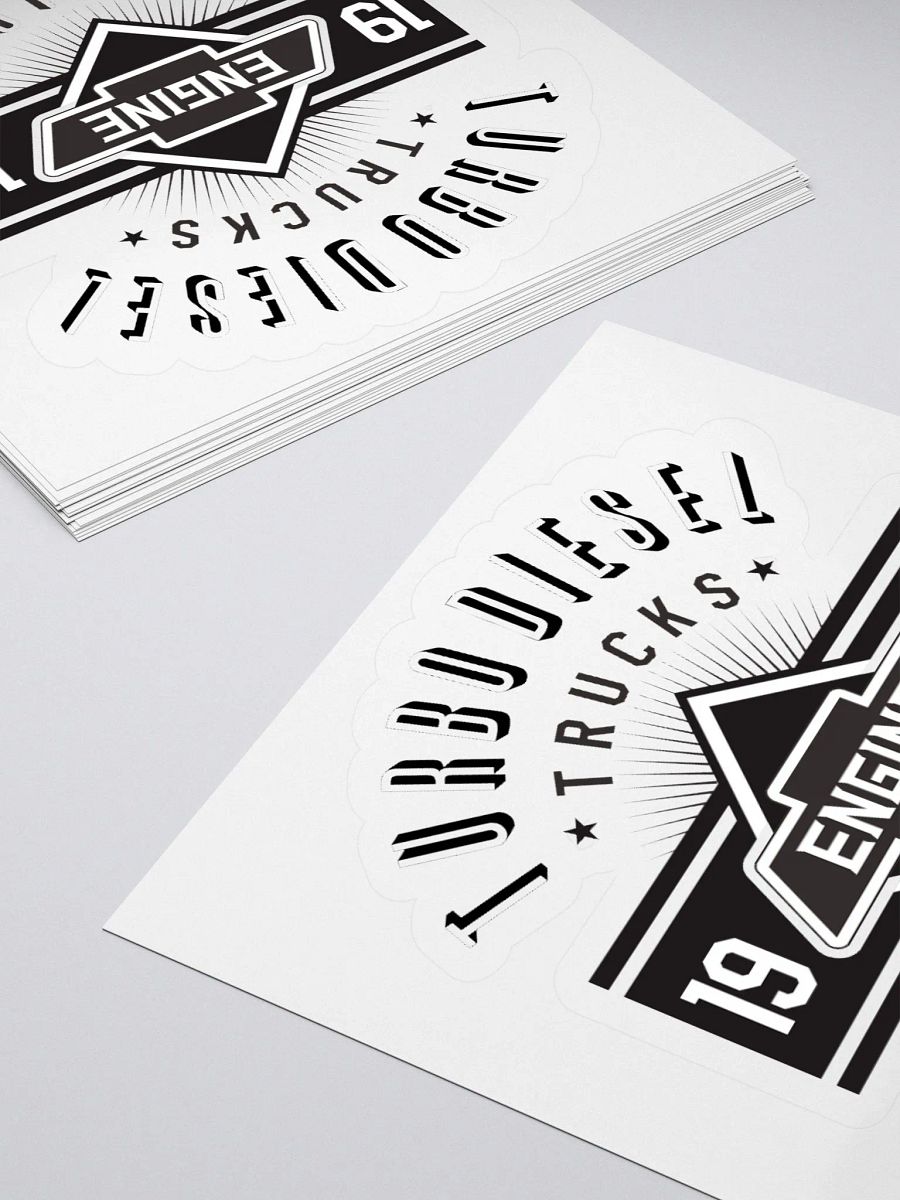 Retro American Made Diamond Engine Stickers product image (14)