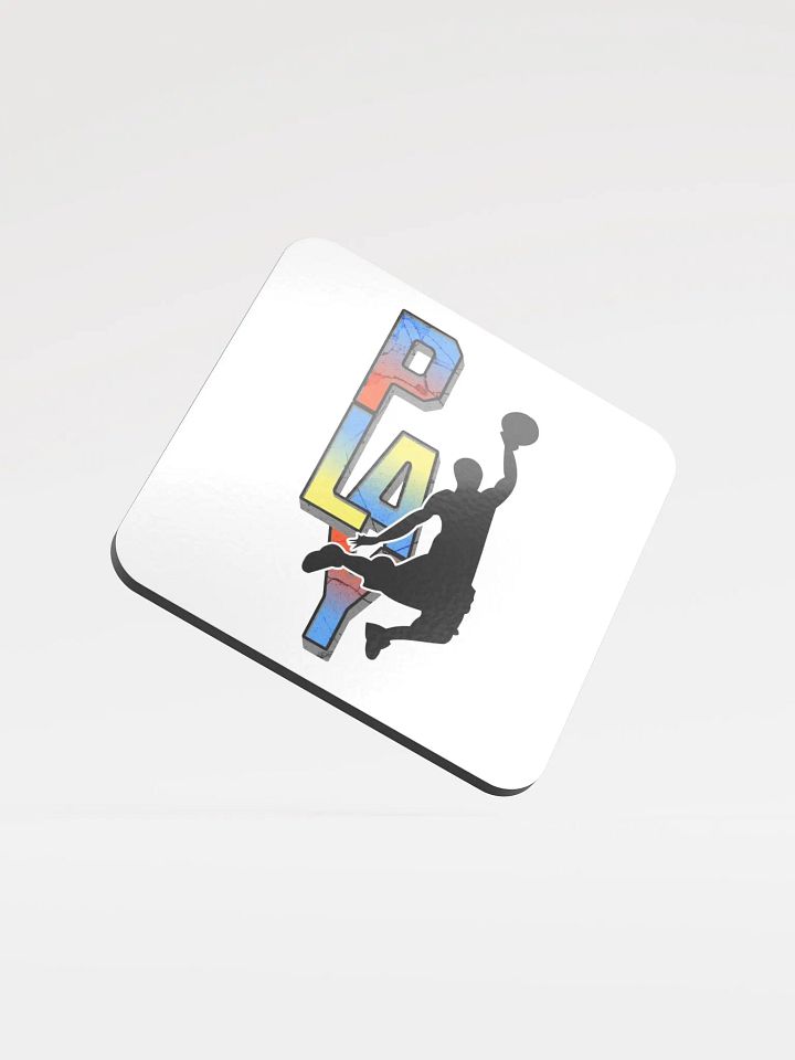 Play Basketball Playtime Graffiti Cork Coaster product image (2)