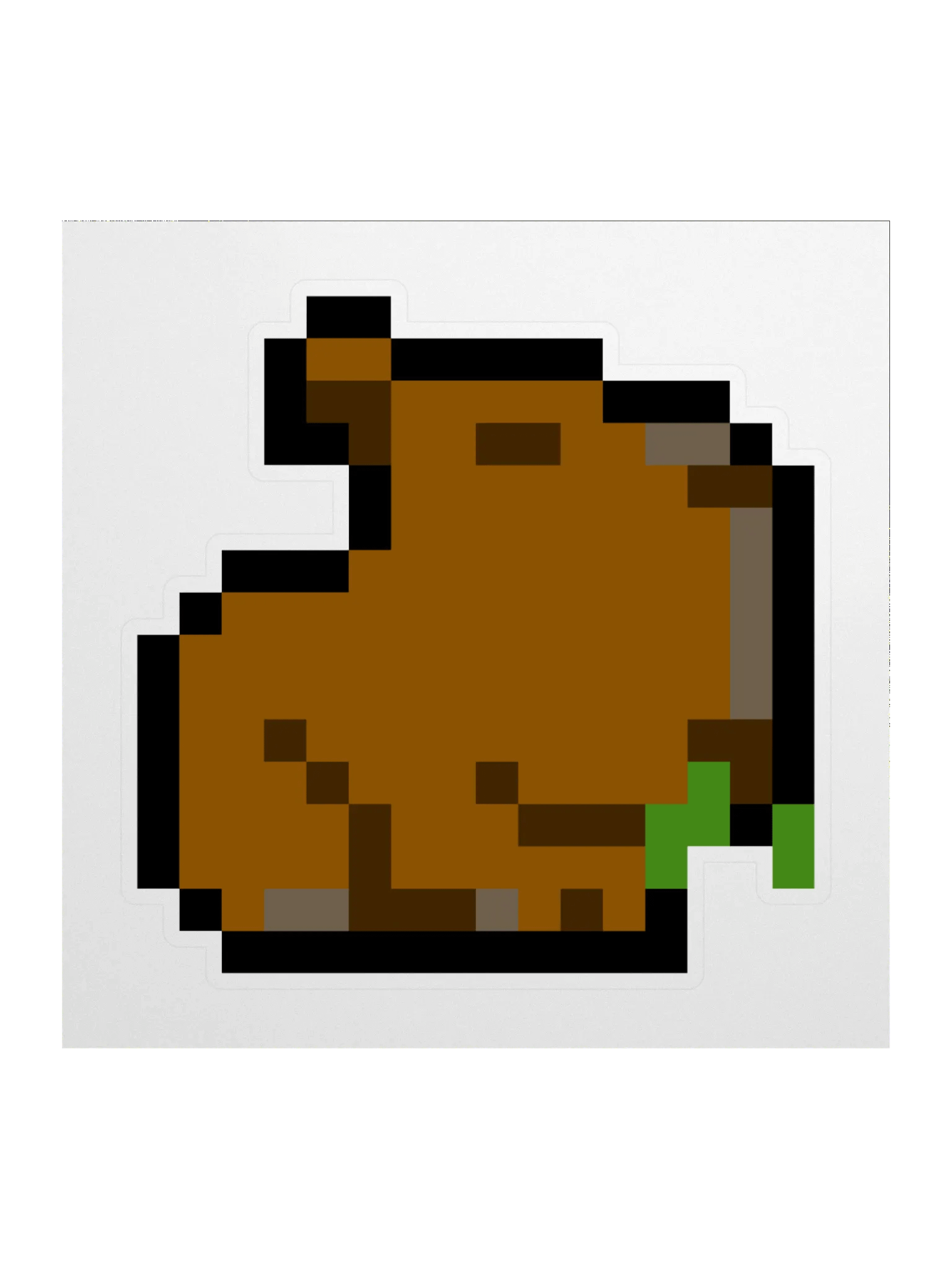 Capy Twitch Emote Kiss Cut Sticker product image (1)