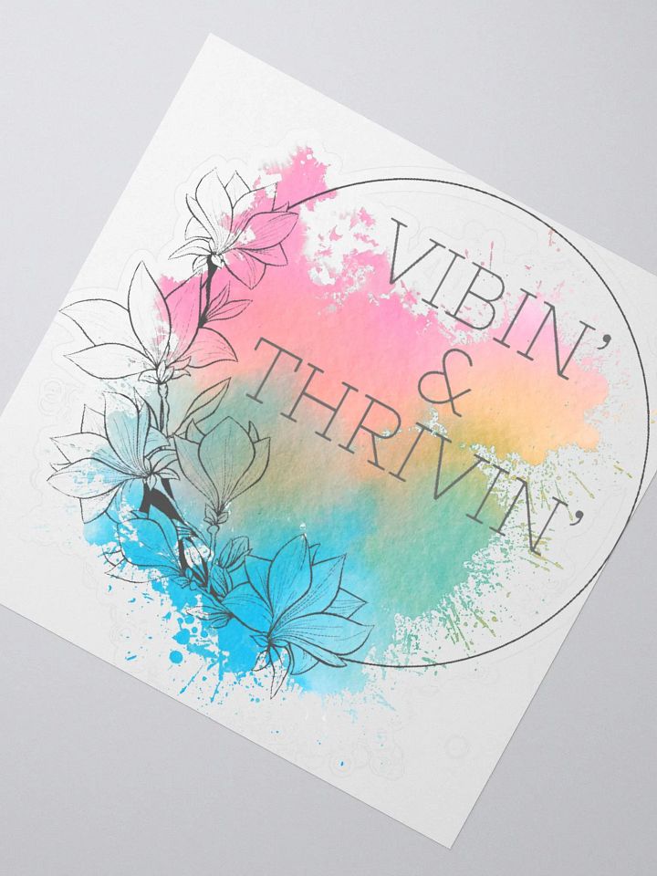 Vibin' & Thrivin' Floral Sticker Set product image (5)
