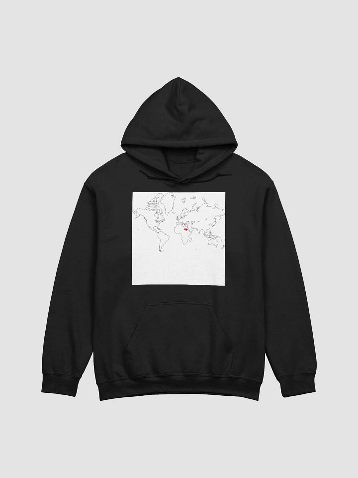 African Adventure Hoodie World Map Sign product image (1)