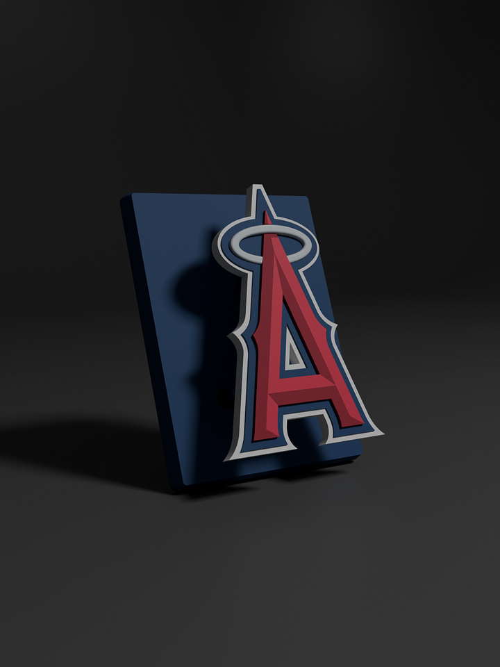 Los Angeles Angels 3D Printed Floating Logo Sign (Digital File Only) product image (1)