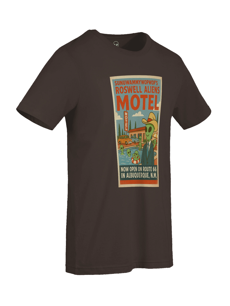 Roswell Aliens Motel Retro Route 66 Poster Unisex T-Shirt product image (45)