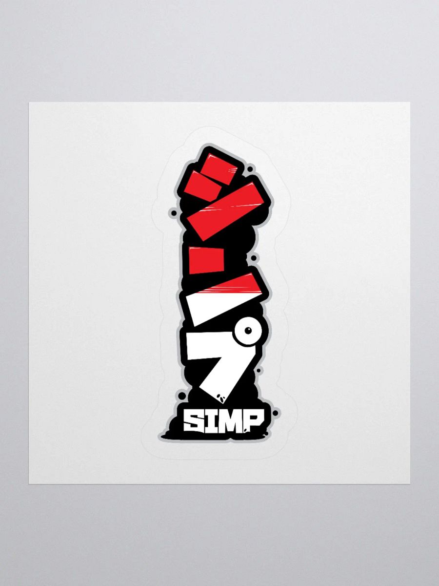 Graffiti Kanji "Simp" Sticker | Urban Street & Retro Vibes product image (3)