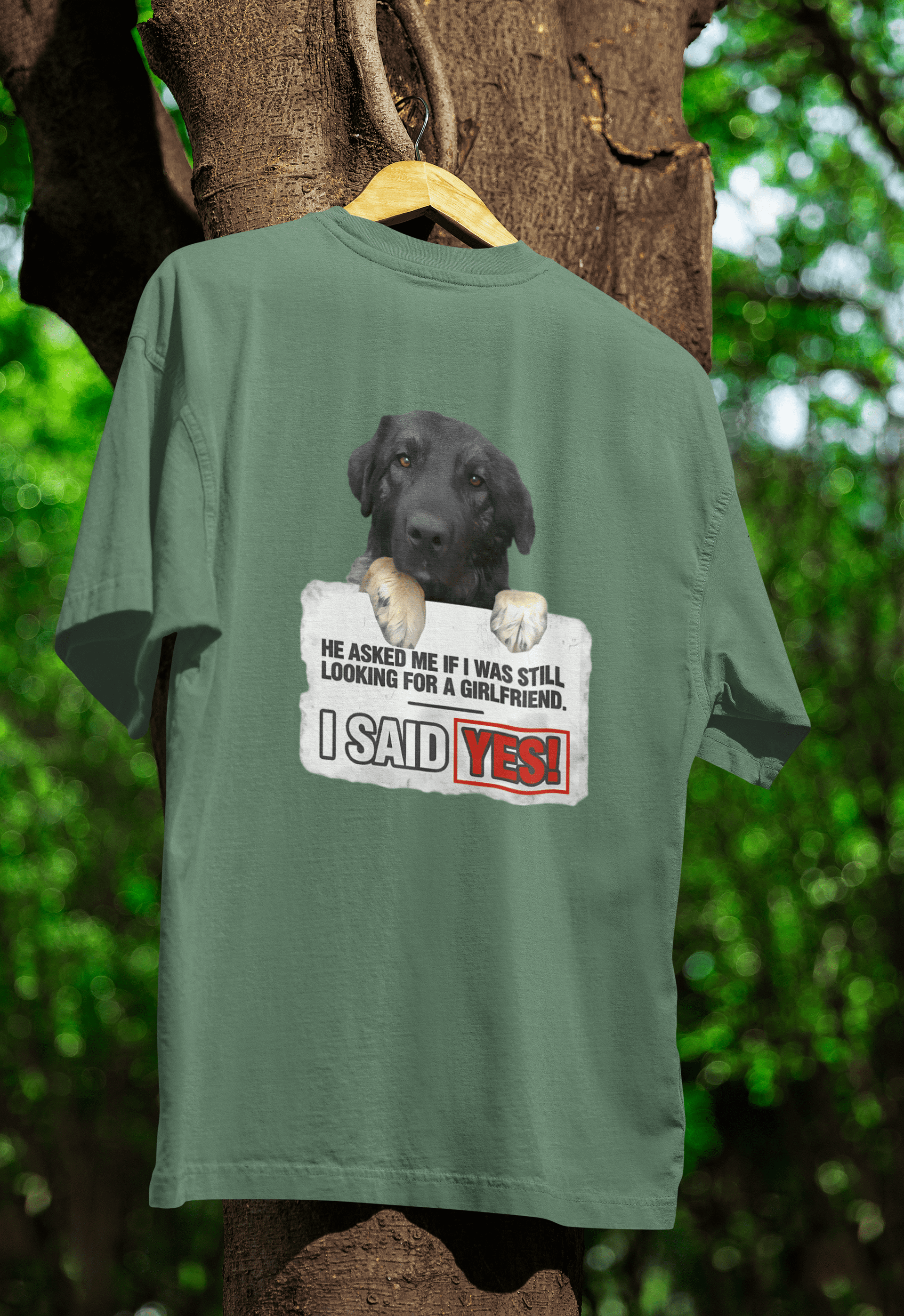 Funny Quote T-Shirt with Dog Design | Best Single Guy's Gift product image (7)