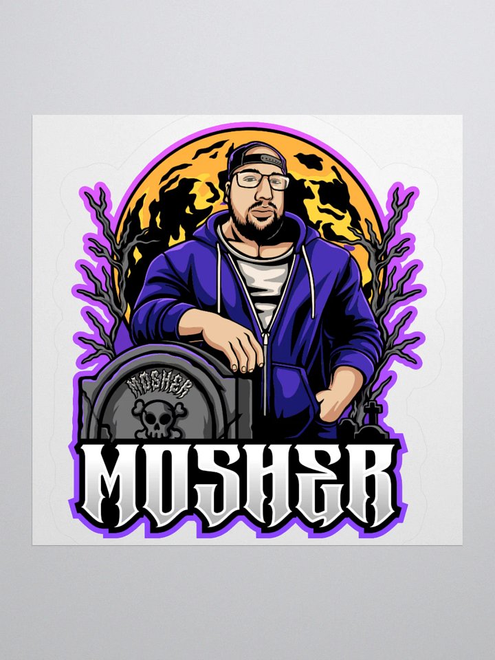 MOSHER GRAVE LOGO STICKER product image (4)