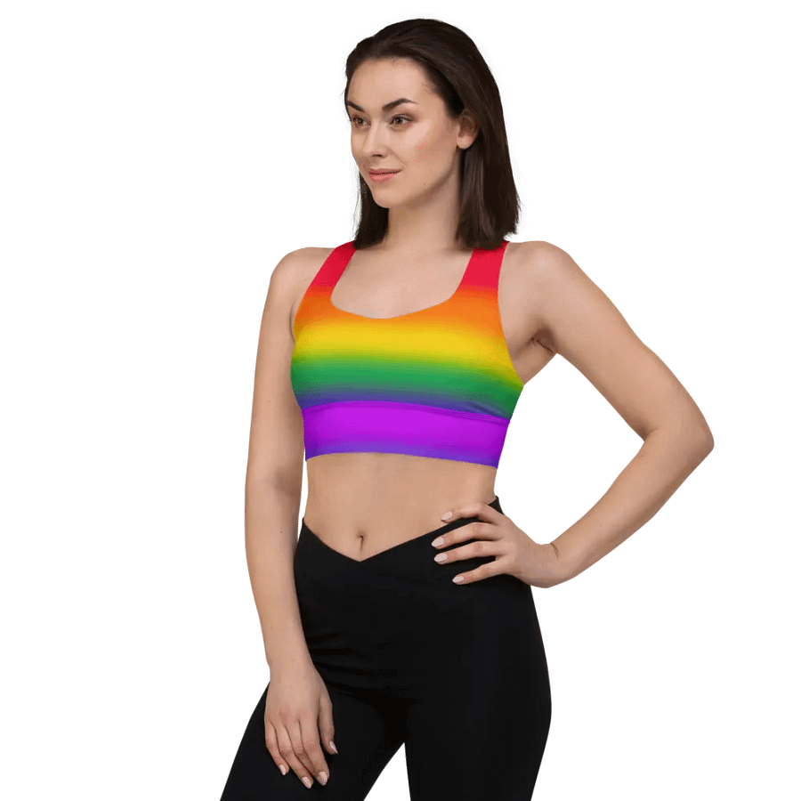 Rainbow Sports Bra product image (2)