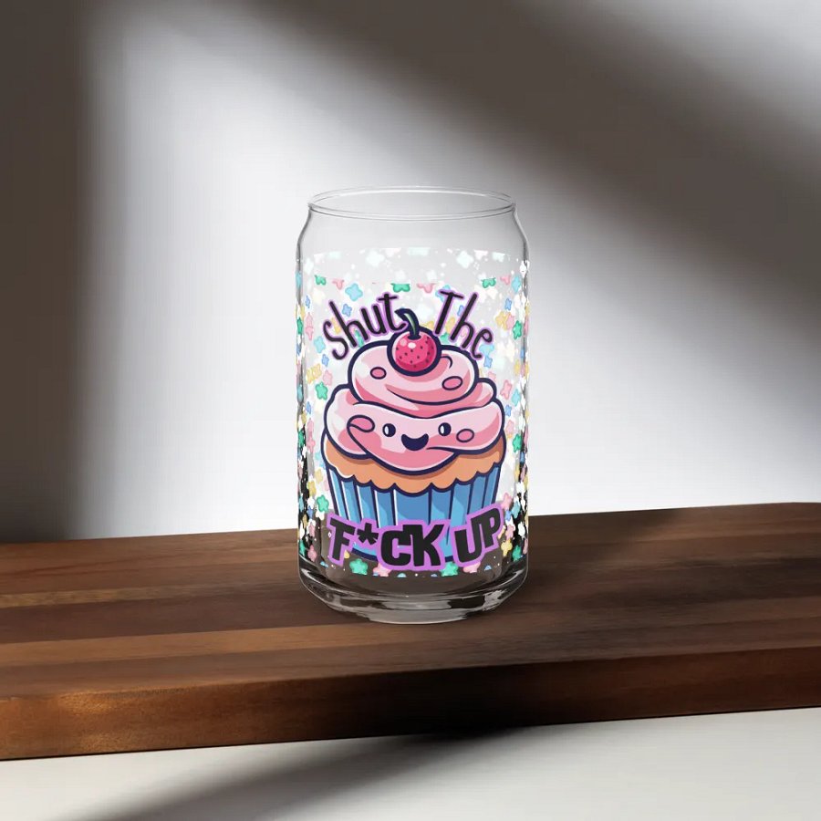 Sassy Cupcake Can Glass product image (35)