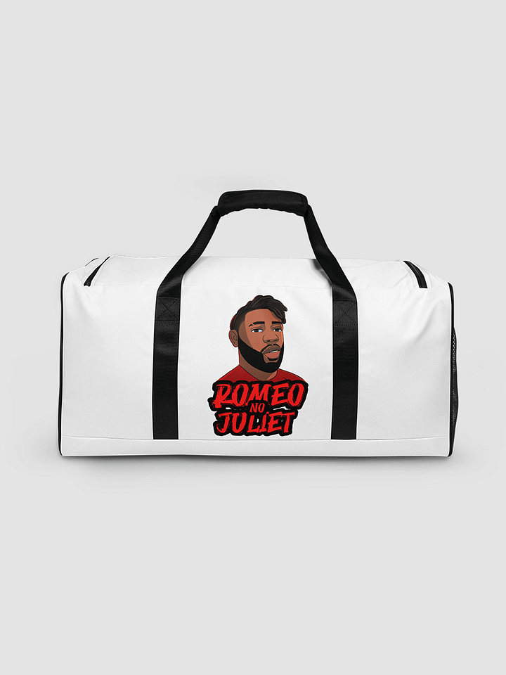RNJ White All-Over Print Duffle Bag product image (1)