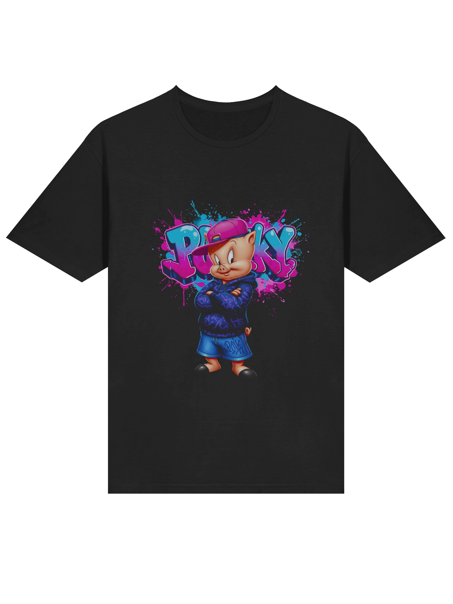 PORKY Graffiti Unisex T-Shirt product image (3)