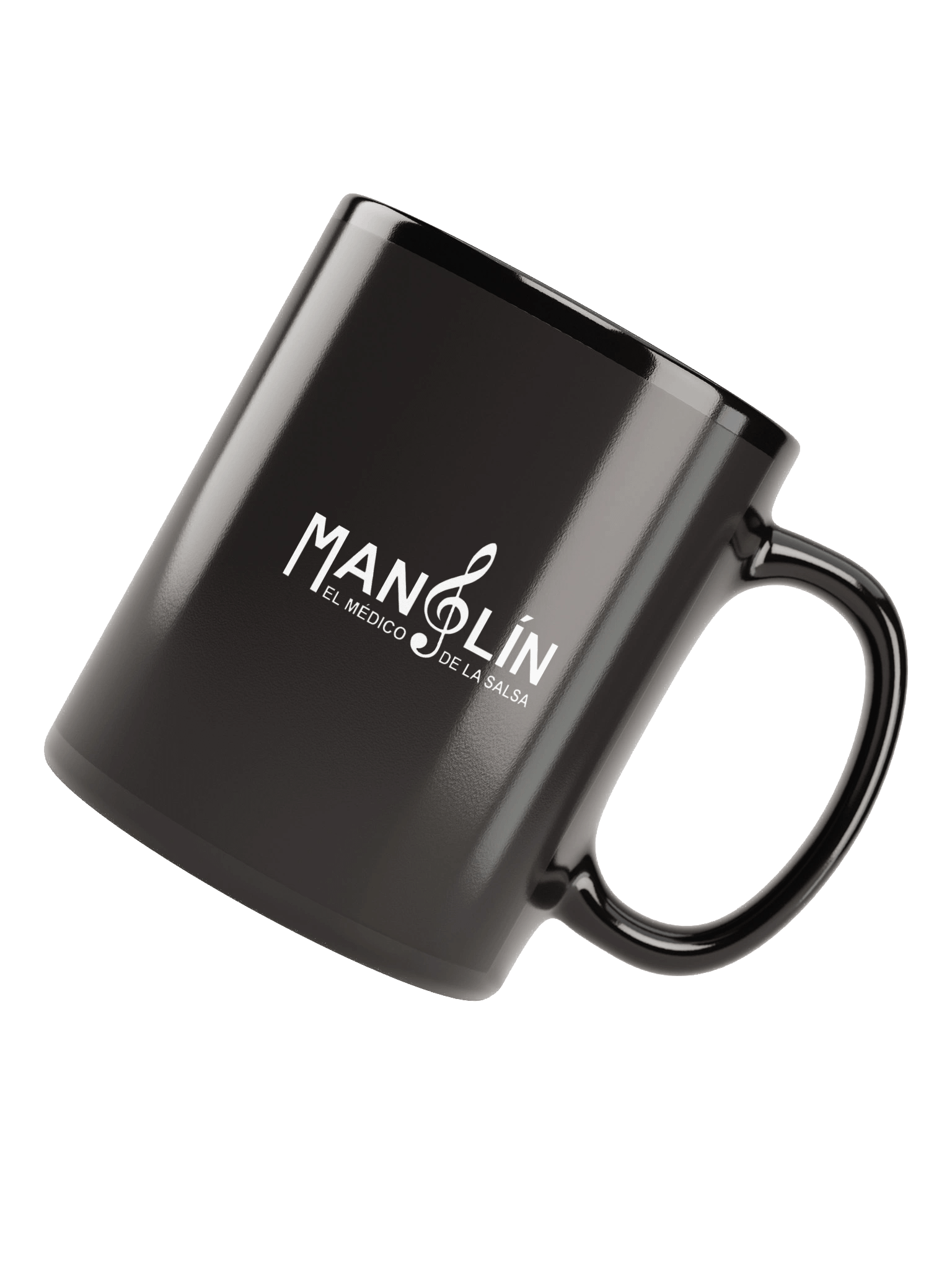 Manolín - Black Glossy Mug product image (4)