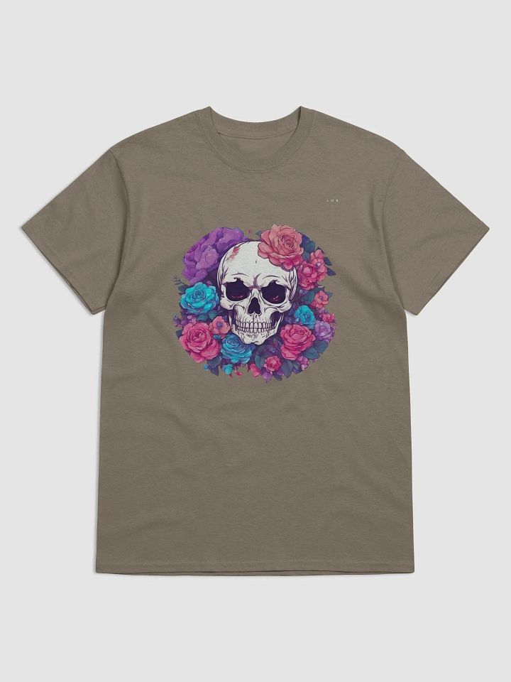 Midnight Bloom Skull Premium Unisex T-Shirt product image (9)