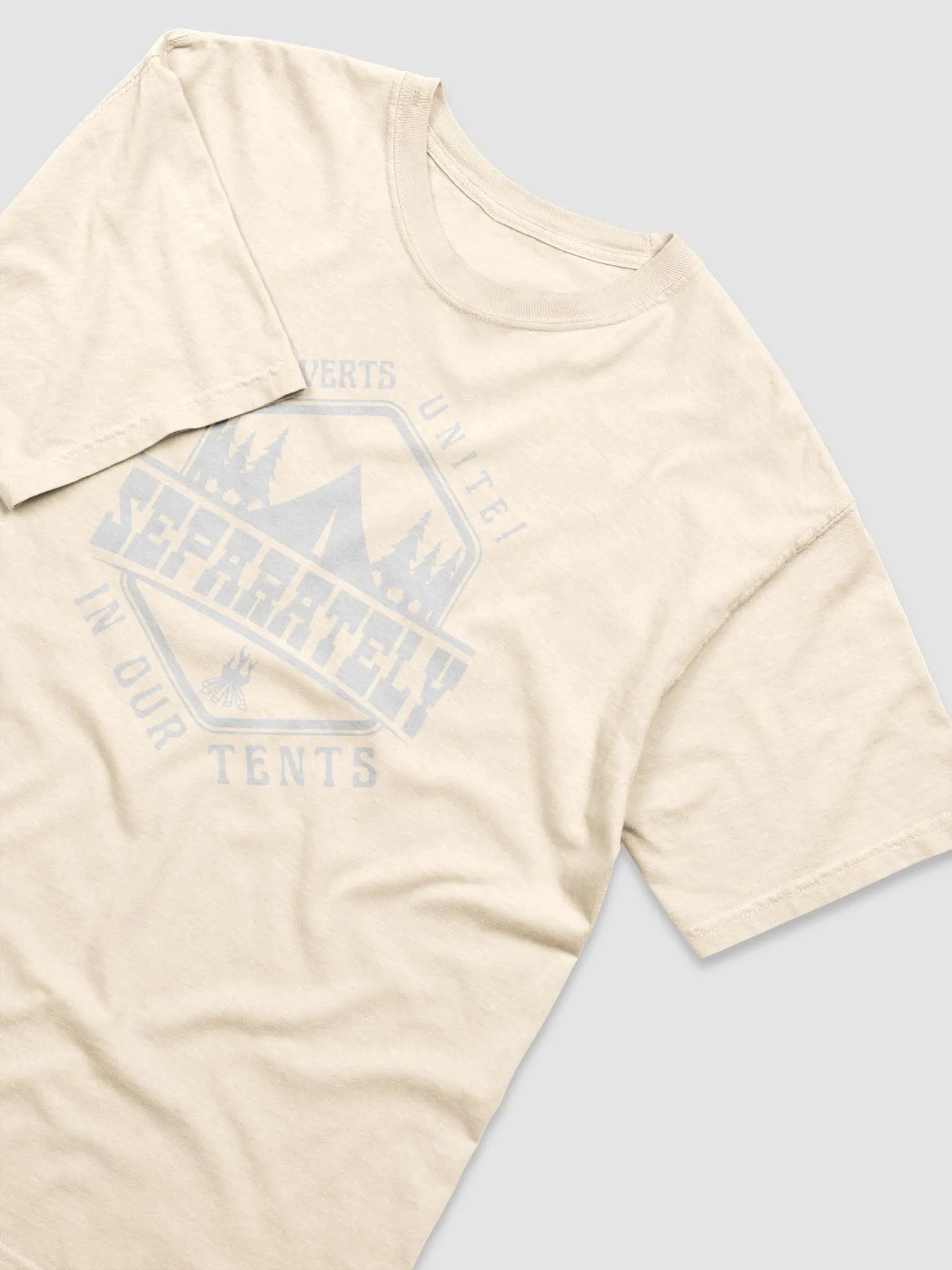 Funny sarcastic camping introvert light T-shirt product image (17)