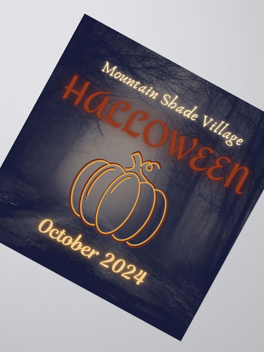 2024 Halloween Party Pumpkin Sticker product image (4)