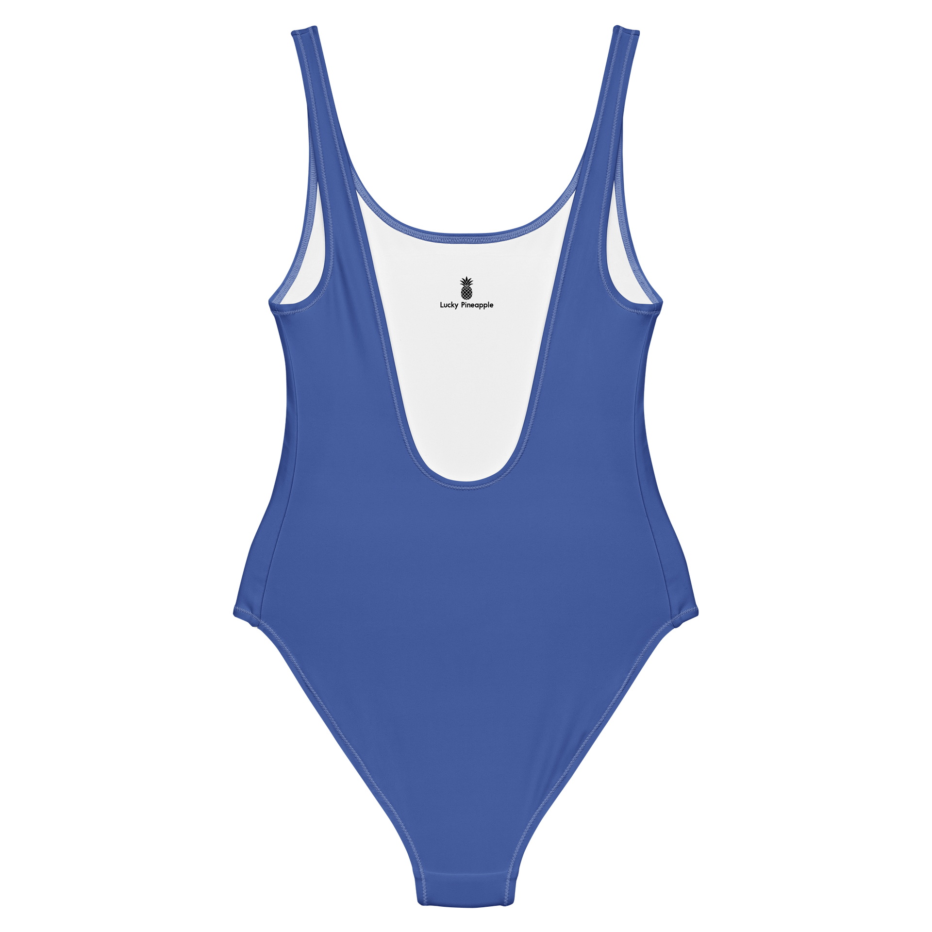 Santa Fe Blue Solid Color Retro Inspired Women's One Piece Swimsuit product image (2)