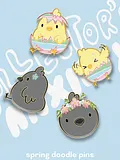 Spring Doodle Pin Set product image (1)